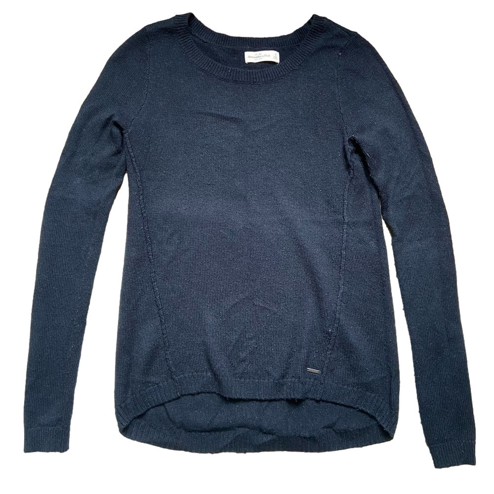 Abercrombie & Fitch Navy Crew Neck Sweater
